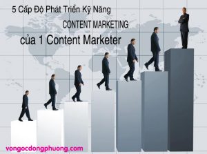 5 cấp độ phát triển kỹ năng Content Marketing của 1 Content Marketer
