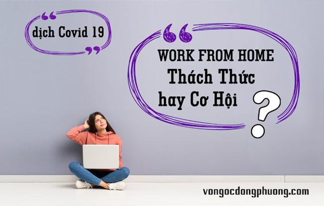 Làm việc tại nhà trong mùa dịch Covid-19 là thách thức hay cơ hội?